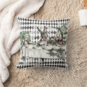 アリスティーパーティーヴィンテージ装飾用クッション クッション (ブランケット)