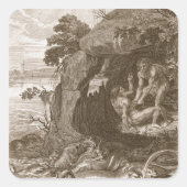 アリステウスはプロテウスに神託を明かすよう強制する， 17 スクエアシール (正面)