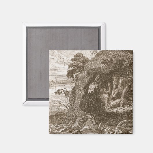 アリステウスはプロテウスに神託を明かすよう強制する， 17 マグネット (正面/裏面)