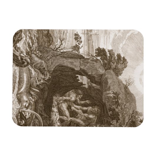 アリステウスはプロテウスに神託を明かすよう強制する， 17 マグネット (横)