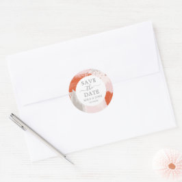 アリストの結婚明るいモダン抽象芸術スタイリッシュ ラウンドシール
