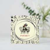 アリストキャットバレンタインパーティの招待状 招待状 (スタンド正面)