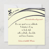 アリストキャットバレンタインパーティの招待状 招待状 (裏面)