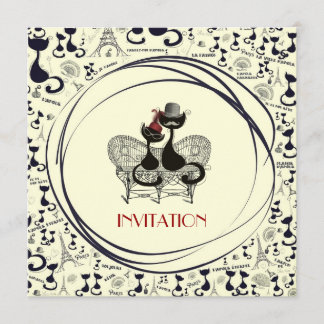 アリストキャットバレンタインパーティの招待状 招待状