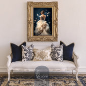 アリストクラットエレガントレディポートレートネイビーブルー 薄葉紙