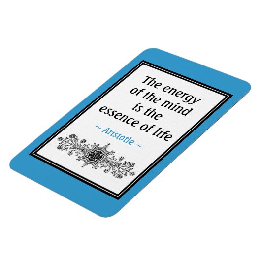 アリストテやる気を起こさせるル引用文マグネット：ライフ マグネット (左側)
