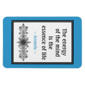 アリストテやる気を起こさせるル引用文マグネット:ライフ マグネット (横)