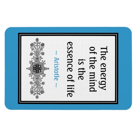 アリストテやる気を起こさせるル引用文マグネット:ライフ マグネット (横)