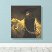 アリストテレスがホーマーの胸像を熟考， 1653 キャンバスプリント (インサイチュ (ウッドフロア))