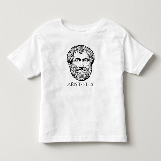 アリストテレスのワイシャツ トドラーTシャツ (正面)