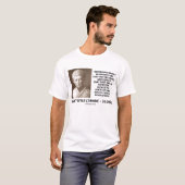 アリストテレスの劣ったものの反乱の革命の引用文 Tシャツ (正面フル)
