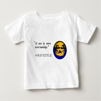 アリストテレスの知識 ベビーTシャツ