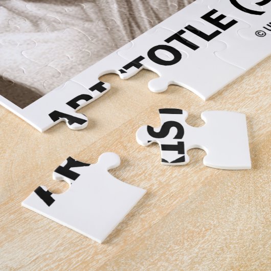 アリストテレスの詩歌の説得力をこめて不可能性の引用文 ジグソーパズル (側面)