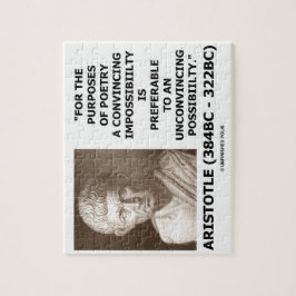 アリストテレスの詩歌の説得力をこめて不可能性の引用文 ジグソーパズル
