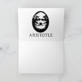 アリストテレスは仕事を低下させます心の挨拶状を支払いました カード (内部)