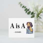 アリストテレス引用文2b ポストカード (スタンド正面)