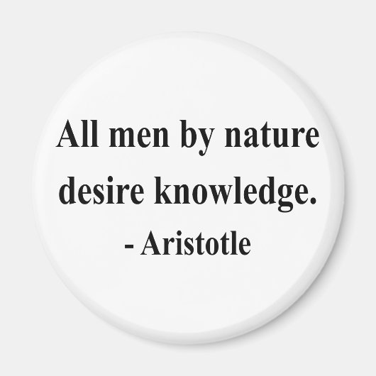 アリストテレス引用文6b マグネット (正面)