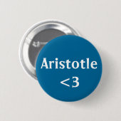 アリストテレス愛ギリシャ哲学者 缶バッジ (正面&裏面)