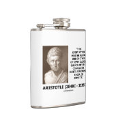 アリストテレス7つの原因の引用文のあらゆる行為1 フラスク (右)