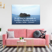 アリストテレス・エクセレンスの引用 キャンバスプリント (インサイチュ (リビング))