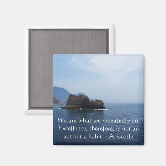 アリストテレス・エクセレンスの引用 マグネット (正面/裏面)