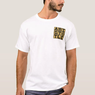 アリストテレス、ギリシャの哲学者 Tシャツ