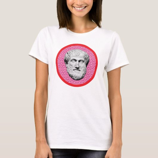 アリストテレス ギリシャ哲学者 Tシャツ (正面)