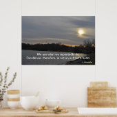 アリストテレス – 卓越性 ポスター (キッチン)