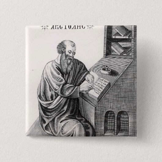 アリストテレス 缶バッジ (正面)