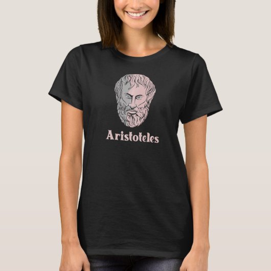 アリストテレスGreek哲学者Philosophy古代G Tシャツ (正面)