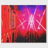 アリストラ電子サイバーパンクネオンレーブ ラッピングペーパー (フラット)