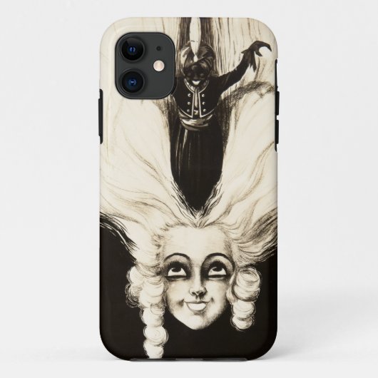 アリストレフランスのットウィッグ髪ヴィンテージマリオネット Case-Mate iPhoneケース (裏面)