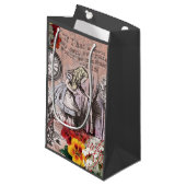 アリスナンセンスなカーテンのワンダーランド スモールペーパーバッグ (正面アングル)