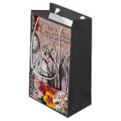 アリスナンセンスなカーテンのワンダーランド スモールペーパーバッグ (裏面アングル)