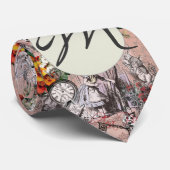 アリスナンセンスなカーテンのワンダーランド ネクタイ (ロール)