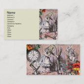 アリスナンセンスなカーテンのワンダーランド 名刺 (正面/裏面)