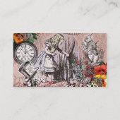 アリスナンセンスなカーテンのワンダーランド 名刺 (裏面)