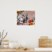 アリスナンセンスなワンダーランドカーテン ポスター (キッチン)