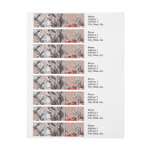 アリスナンセンスなワンダーランドカーテン ラップアラウンド宛名ラベル (シート)