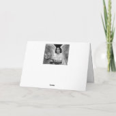 アリスパイクバーニーによるイースターリリー サンキューカード (裏面)