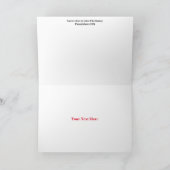 アリスパイクバーニーによるイースターリリー サンキューカード (内部)