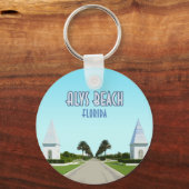 アリスビーチフロリダガルフコーストヴィンテージ キーホルダー (正面)