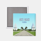 アリスビーチフロリダガルフコーストヴィンテージ マグネット (正面/裏面)