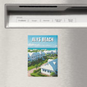 アリスビーチフロリダトラベル マグネット (インサイチュ (食洗機))