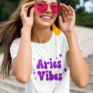 アリスビーブ〔占星術の〕十二宮図星占いパープルスターズTシャツ Tシャツ