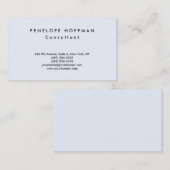 アリスブループレーンスタイリッシュプロフェッショナルクラス 名刺 (正面/裏面)