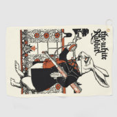 アリスホワイトラビットクラシックワンダーランド ゴルフタオル (横)