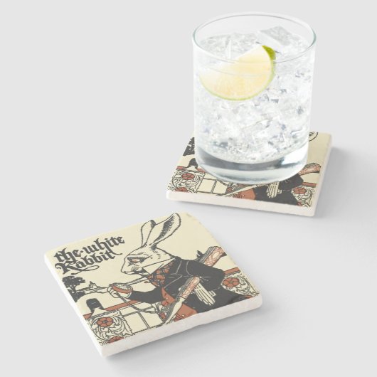 アリスホワイトラビットクラシックワンダーランド ストーンコースター (横)