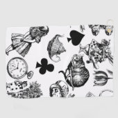 アリスホワイトラビットワンダーランドクラシック ゴルフタオル (横)