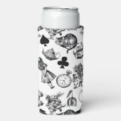 アリスホワイトラビットワンダーランドクラシック スリム缶クーラー (Seltzer正面)